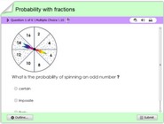 Probability with fractions